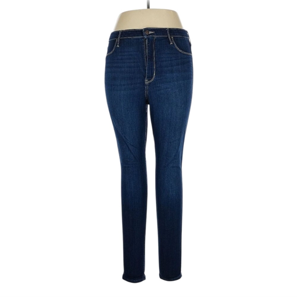 Hollister High Rise Jean Legging 1S 25W 26L Dark Wash Stretch Denim Jeggings